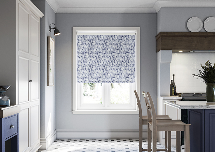 Leilani (Blackout), Surf Blue - Twist&Fit Roller Blind - Image 3